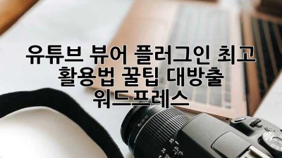 유튜브 뷰어 플러그인 ✨최고 활용법 꿀팁 대방출! #워드프레스